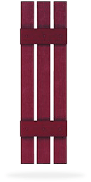 Open Board and Batten Shutters